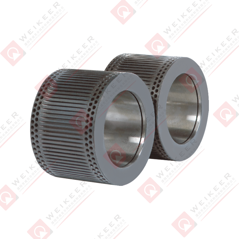 Sluten korrugering och fördjupad GCr15 pelletrulle